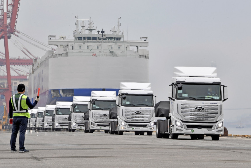 Водородные грузовики Hyundai едут в Европу