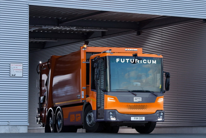 Futuricum — электромусоровоз из Швейцарии