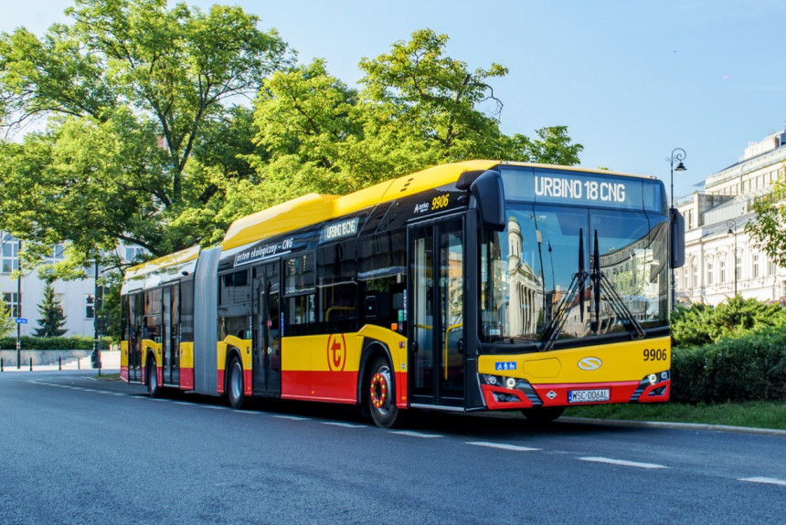 Solaris поставит в Варшаву газовые сочлененные автобусы