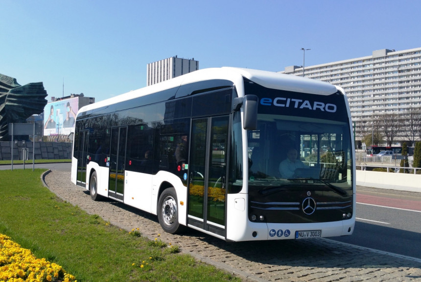 Атака на Solaris: по Польше поедут электробусы Mercedes eCitaro