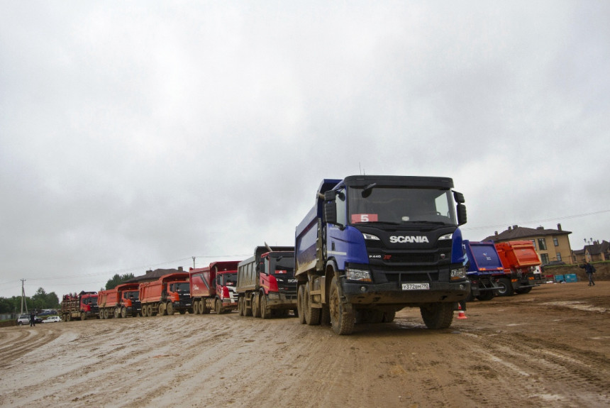 Сканосвальщики: Scania провела большой тест-драйв в карьере