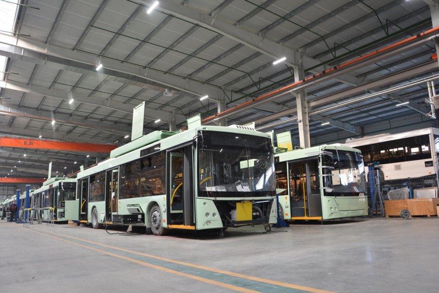 МАЗ открыл новое троллейбусное производство в вотчине БелАЗа
