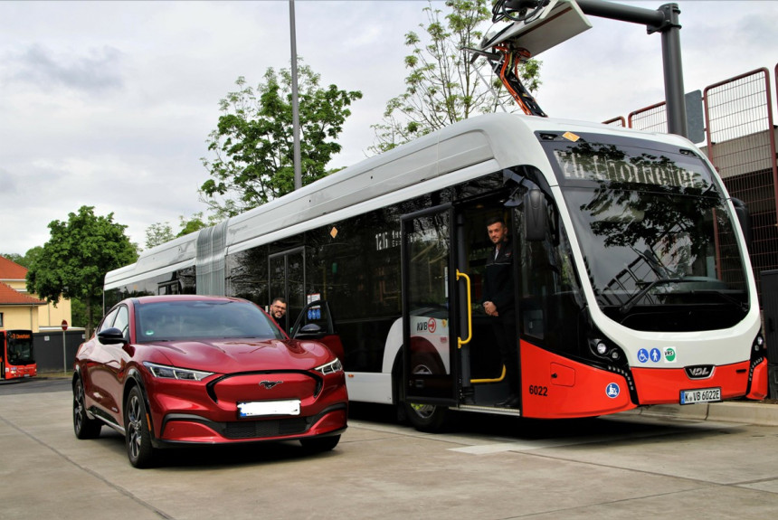 В Германии поезда поделятся энергией с городскими электробусами