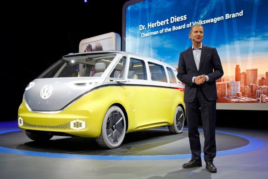 Серийный Volkswagen ID.Buzz представят 9 марта