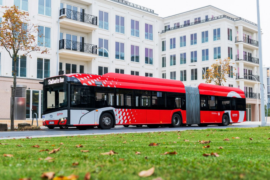 В столицу Норвегии поставят сочлененные электробусы Solaris на 100 миллионов евро
