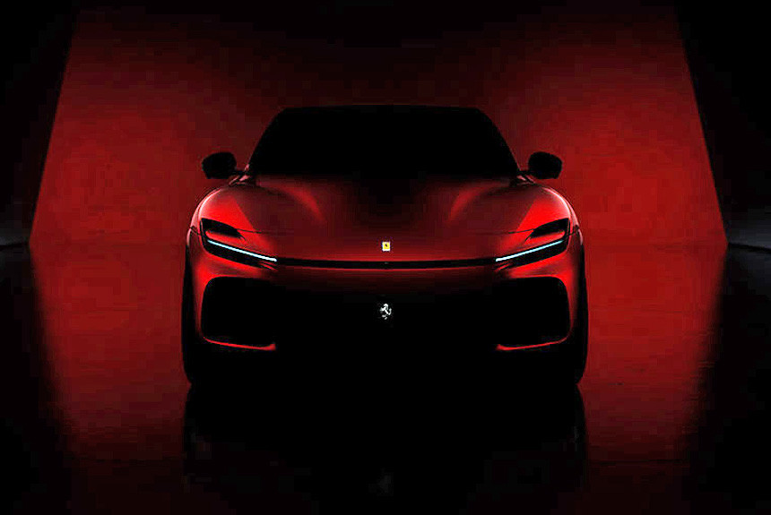 Кроссовер Ferrari Purosangue: официальное изображение