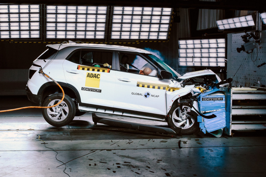 Краш-тесты Global NCAP: Hyundai Creta с тремя звездами