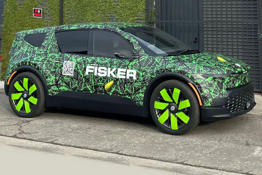 Недорогой электромобиль Fisker Pear вышел на испытания