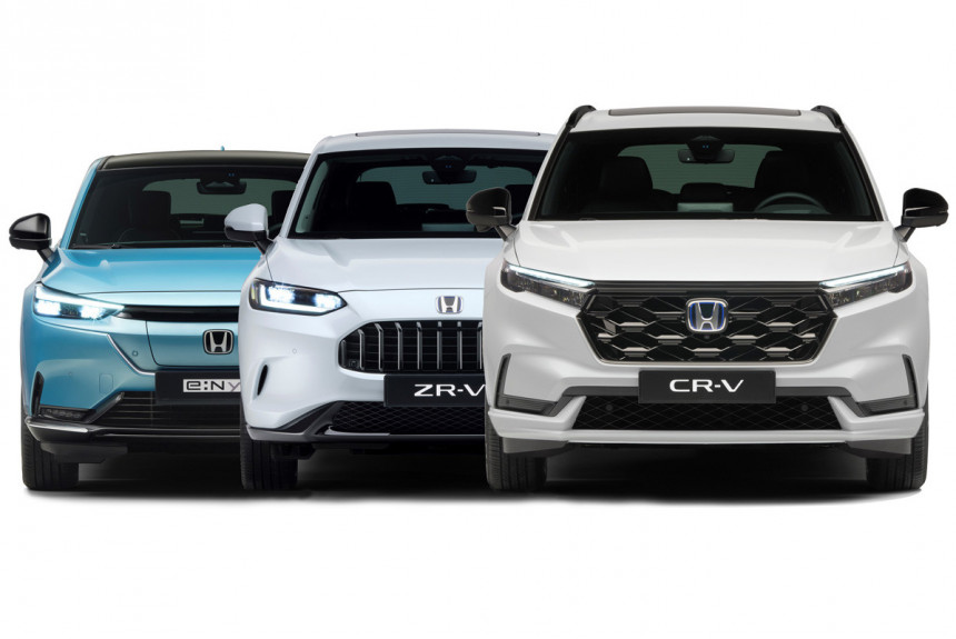 Три кроссовера для Европы: Honda CR-V, ZR-V и e:Ny1
