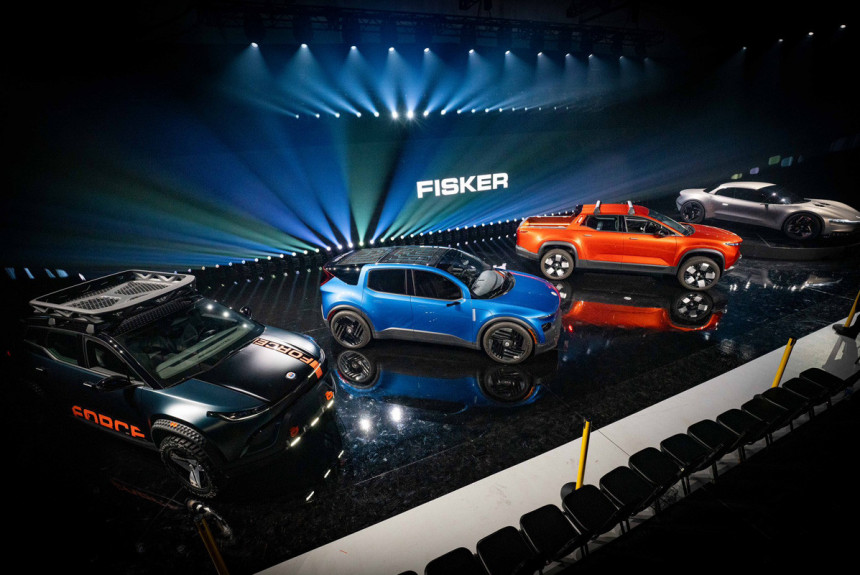 Fisker показал три новые модели: Ronin, PEAR и Alaska
