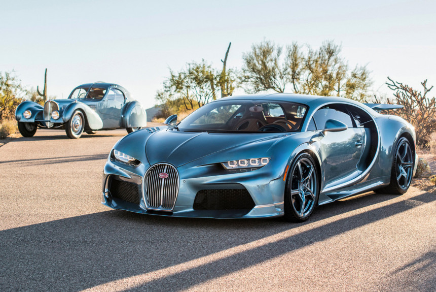 Уникальный Bugatti Chiron по мотивам модели Atlantic