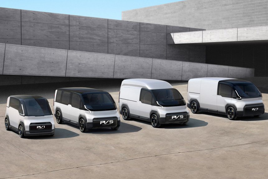 Kia представила семейство электромобилей на платформе PBV