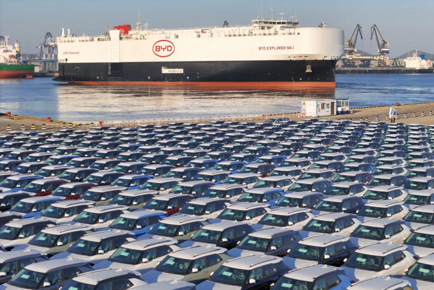 Евросоюз повысил ввозные пошлины на электромобили из Китая