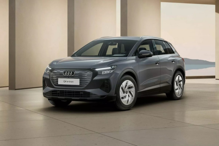 Базовый Audi Q4 e-tron вернулся в гамму с 19-дюймовыми штамповками