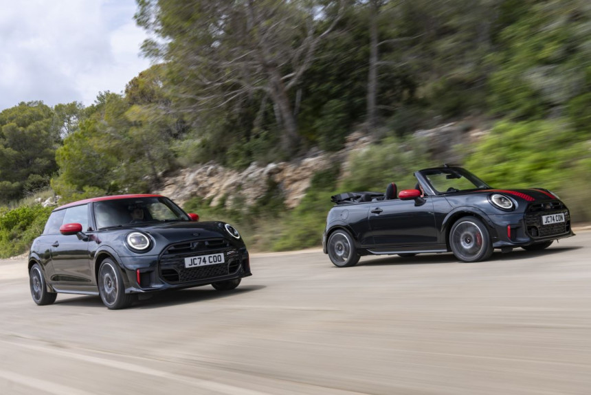 Новый Mini John Cooper Works: хэтчбек и кабриолет