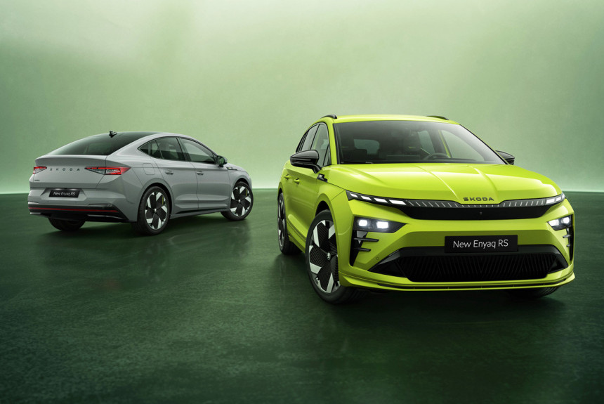 Skoda Enyaq RS обновлена вслед за базовой моделью