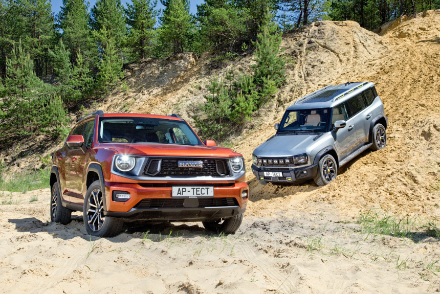 Трансмиссионные колики: Haval H7 и Jetour T2 в песках и на полигоне