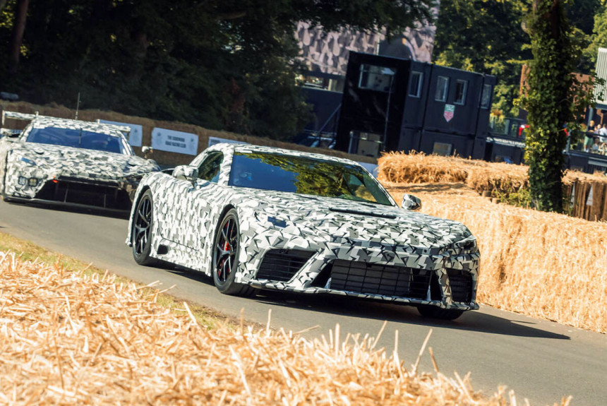 Будущий суперкар Toyota GT приехал на Фестиваль скорости