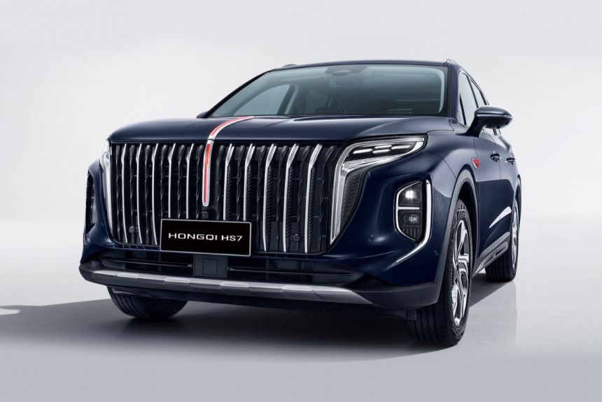 Кроссовер Hongqi HS7 второго поколения приготовился к дебюту в России