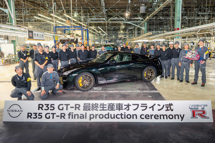 Выпущен последний Nissan GT-R