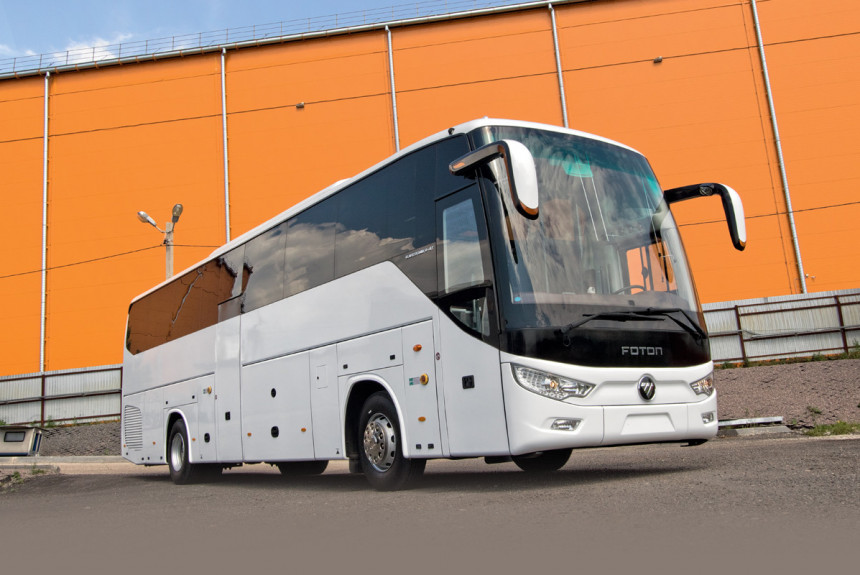 Круиз по-китайски: знакомимся с туристическим автобусом Foton