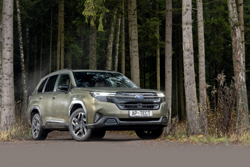 Ау! Первый тест нового Subaru Forester