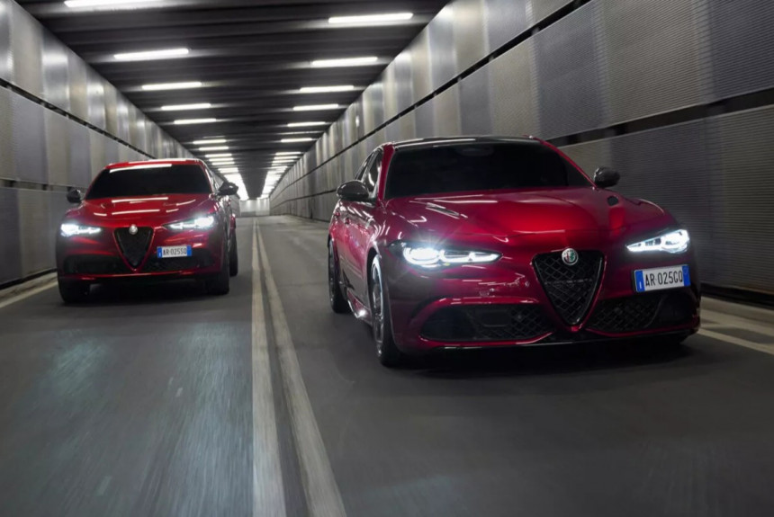 Показаны коллекционные версии Alfa Romeo Giulia Quadrifoglio и Stelvio Quadrifoglio