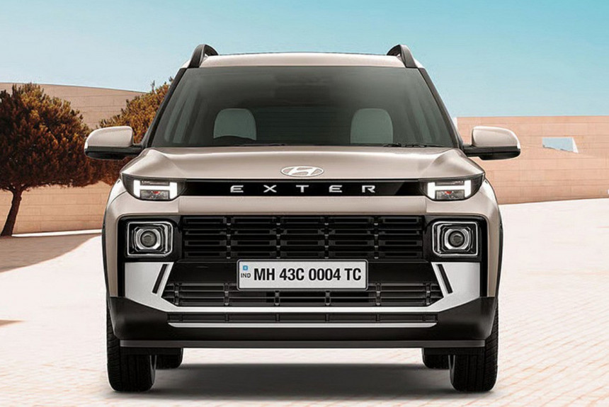 В Индии обновлен компактный паркетник Hyundai Exter