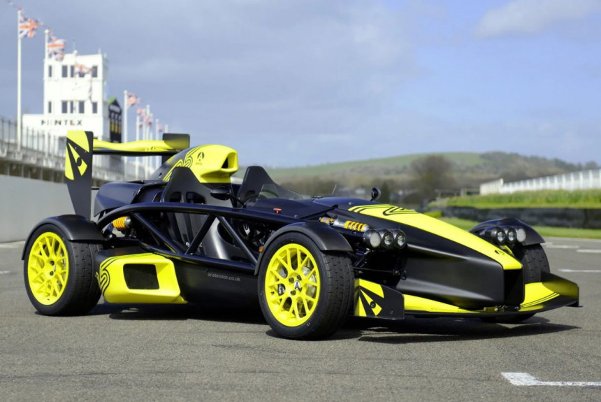 Ariel Atom 4RR похвастал недюжинной удельной мощностью