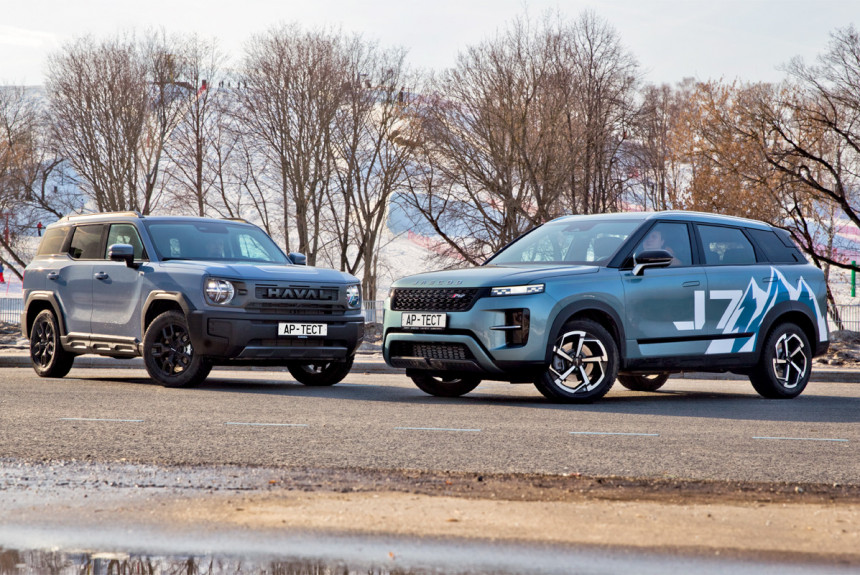 Сближение: тест обновленных кроссоверов Haval H3 и Jaecoo J7
