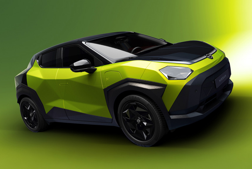 Nissan превратил Juke в угловатый электромобиль