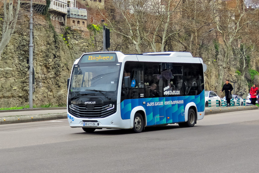Центровые: на маршрутках Otokar Centro по Тбилиси
