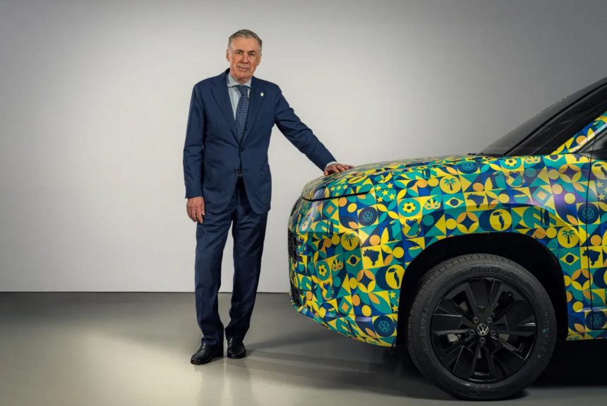 Volkswagen показал недорогой пикап (но пока в камуфляже)