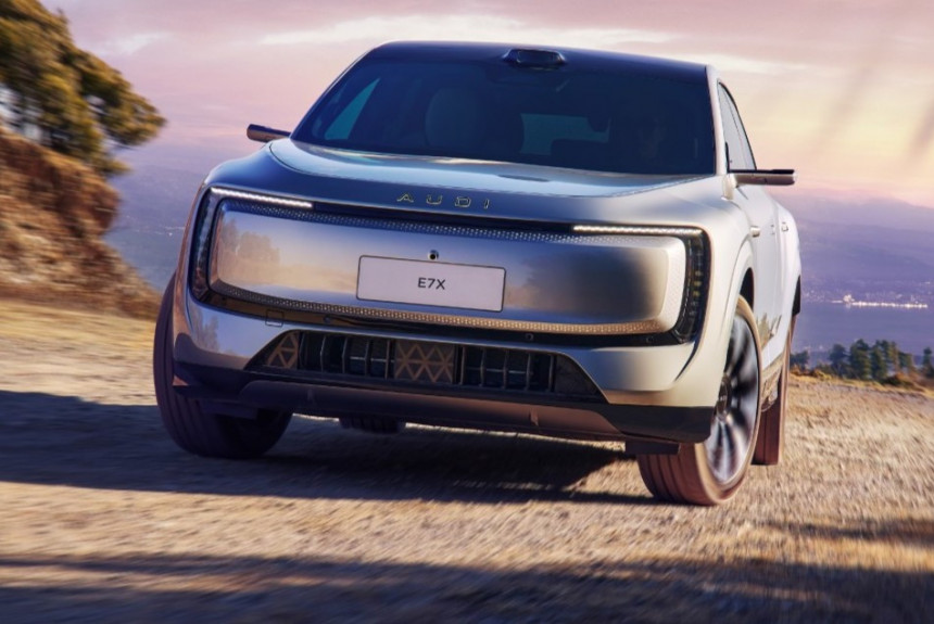Кроссовер AUDI E7X дебютировал в Китае