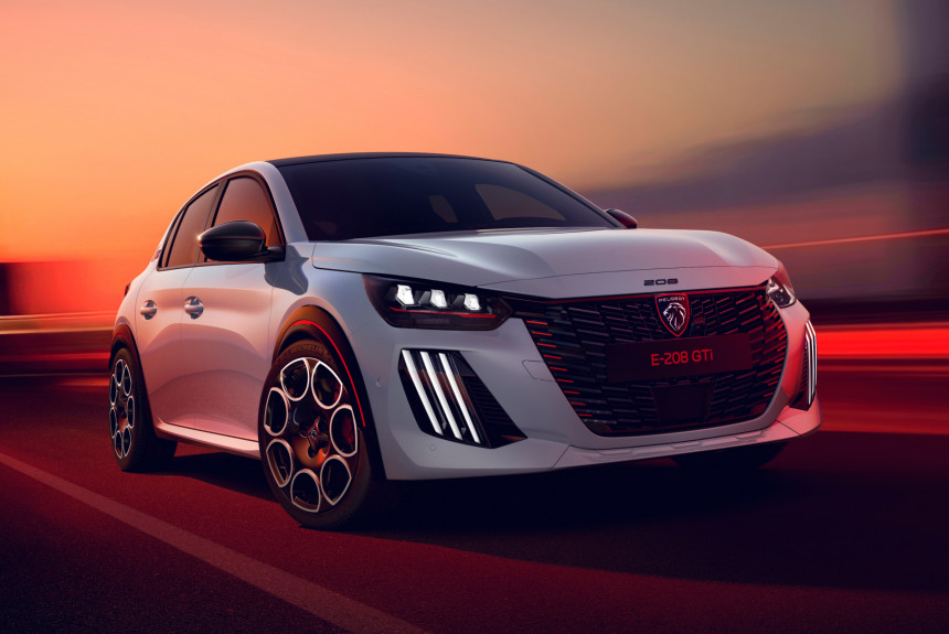 Peugeot представила серийную версию хот-хэтча e-208 GTi
