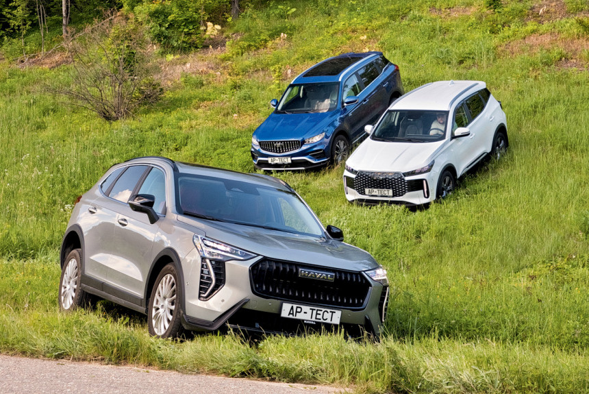 Тест самых доступных полноприводных кроссоверов: Haval Jolion, Belgee X70 и Tenet T4