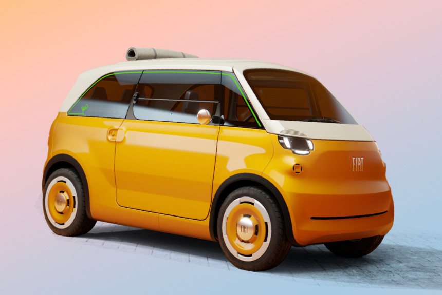 Fiat показал электрического наследника компактвэна Multipla (и не только его)
