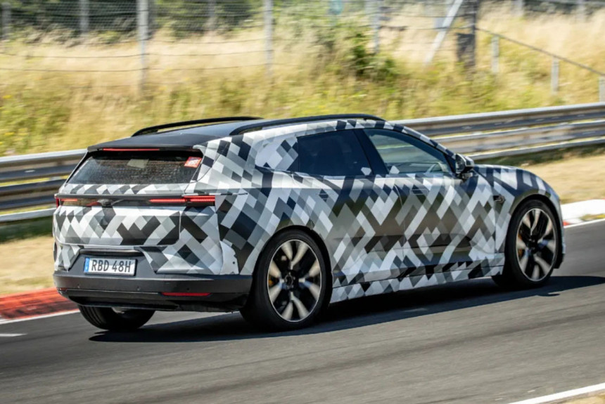 Polestar 4 SUV засветился на Нюрбургринге