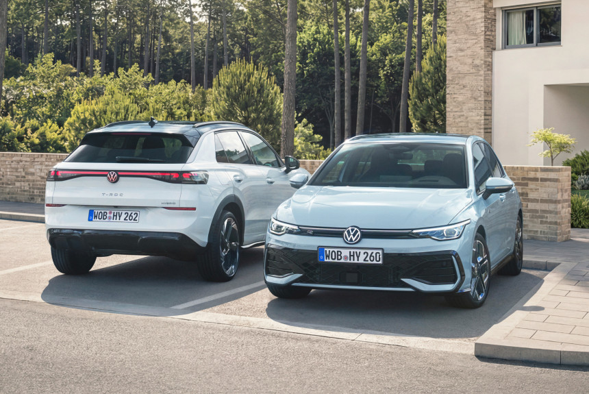 Volkswagen Golf и T-Roc получили новые гибридные установки