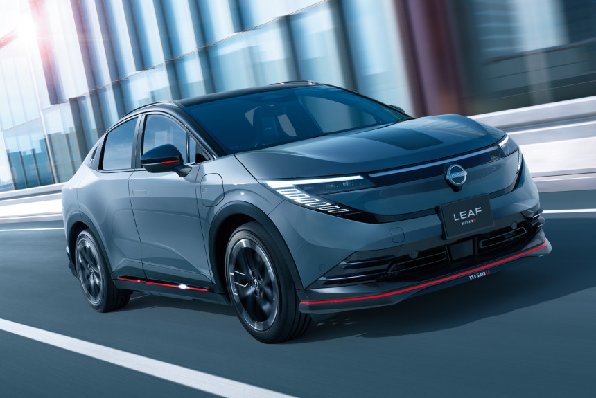 Специалисты Nismo «подогрели» электрокроссовер Nissan Leaf 