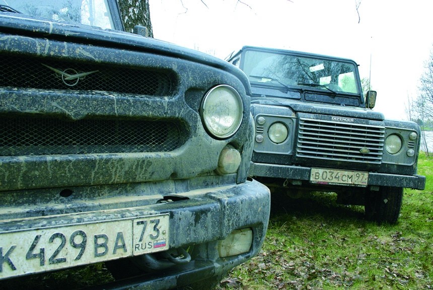 Экспедиция на войну: УАЗ Хантер и Land Rover Defender в Вяземском котле
