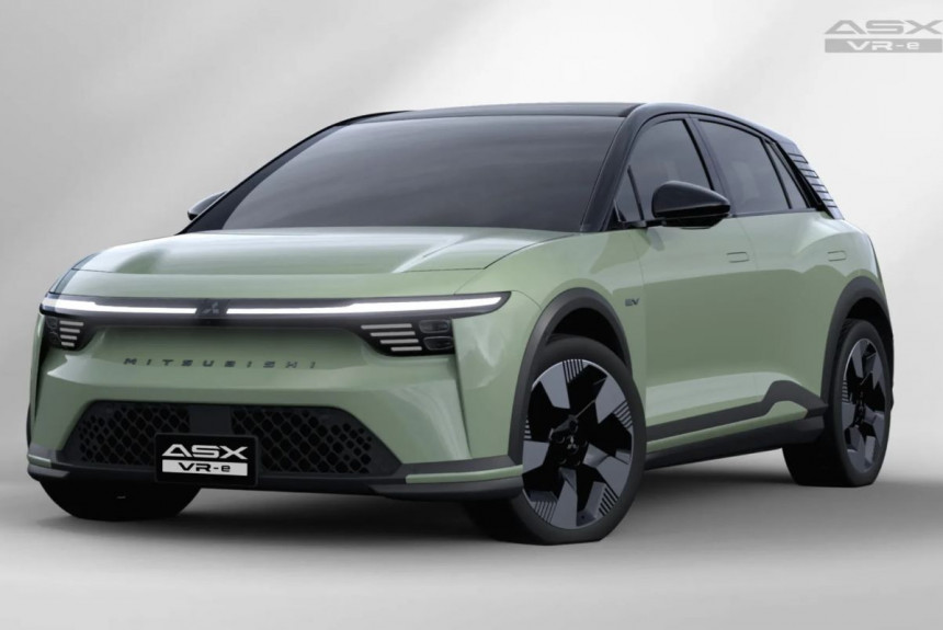 Показан электромобиль Mitsubishi ASX VR-e на базе модели Foxtron Bria