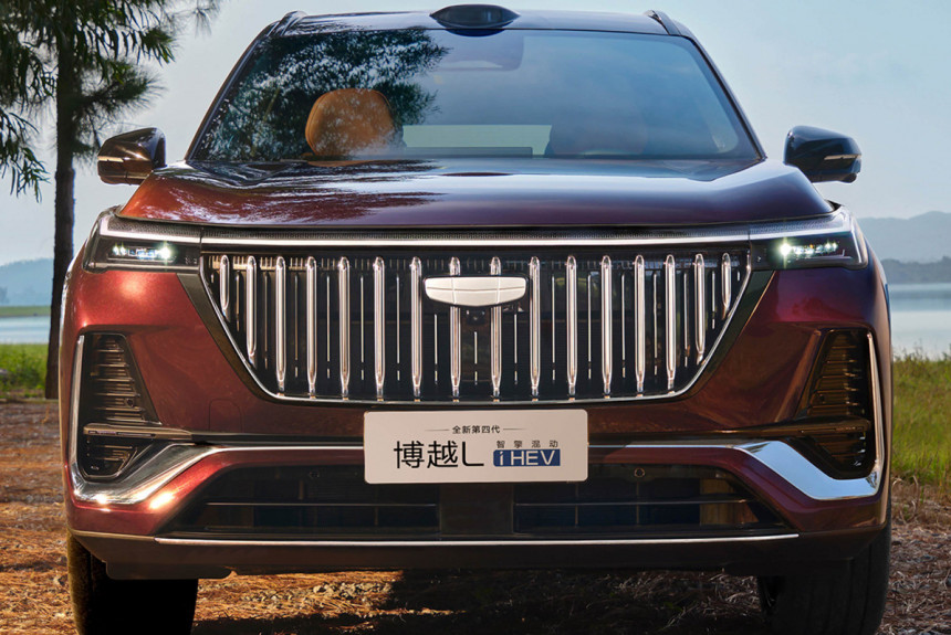 Geely Boyue L (Atlas) получил гибридную установку и лидар
