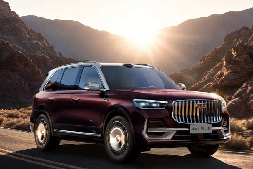 Geely Xingyue L Plus: показан интерьер нового большого Monjaro