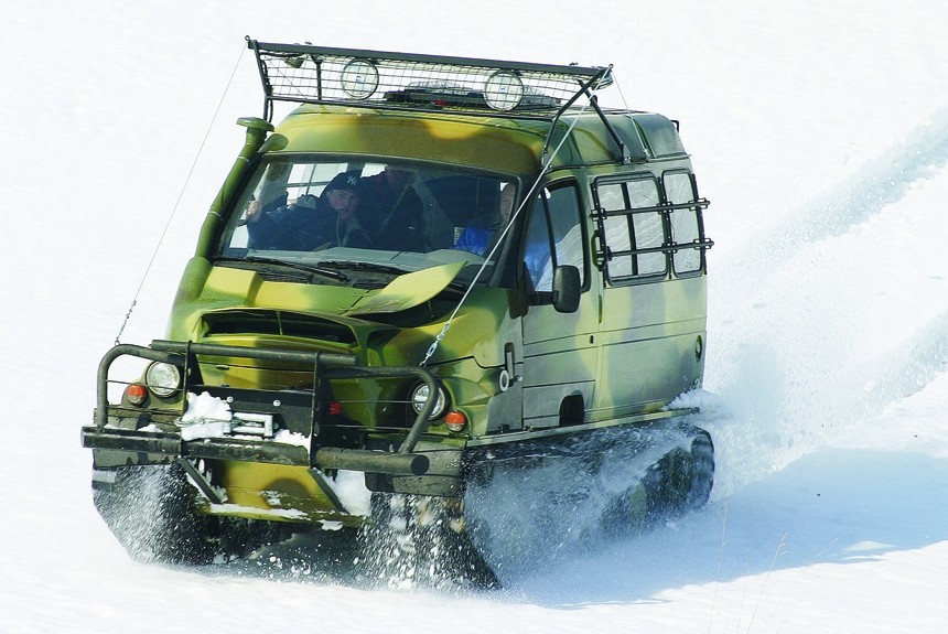 ЕвроБобр: газовский снегоболотоход с «автоматом» от столичной фирмы Томкарсоюз