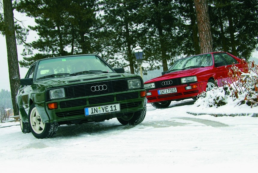 Испытываем в Австрии легендарное купе Audi Quattro первого поколения