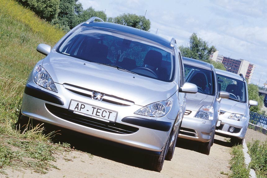 Семейный совет: универсалы Peugeot 307 SW, Mazda Premacy и Honda Stream					