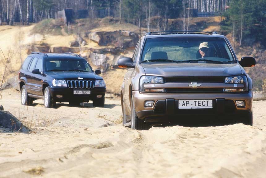 Мечтать не вредно: внедорожники Jeep Grand Cherokee и Chevrolet TrailBlazer