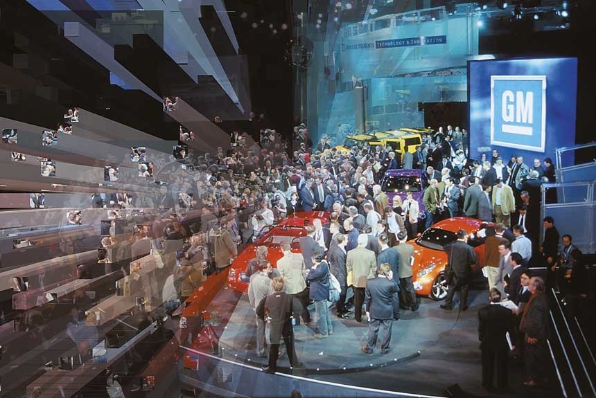 Репортаж с автомобильной выставки в Детройте 2002 года