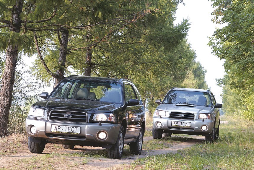 Лесные братья: тест внедорожников Subaru Forester